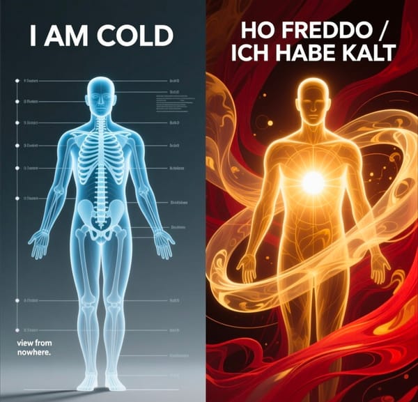 I Am Cold vs. I Have Cold: A Philosophy in Two Words